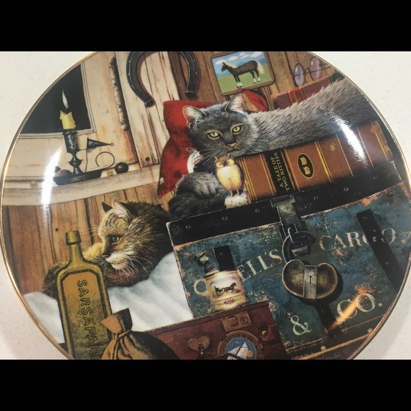 đź’ĄBOGOđź’Ą Purr-fect Decorative Plate Cats - Picture 9 of 9